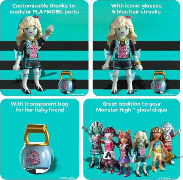 Playmobil X Monster High Lagoona Blue